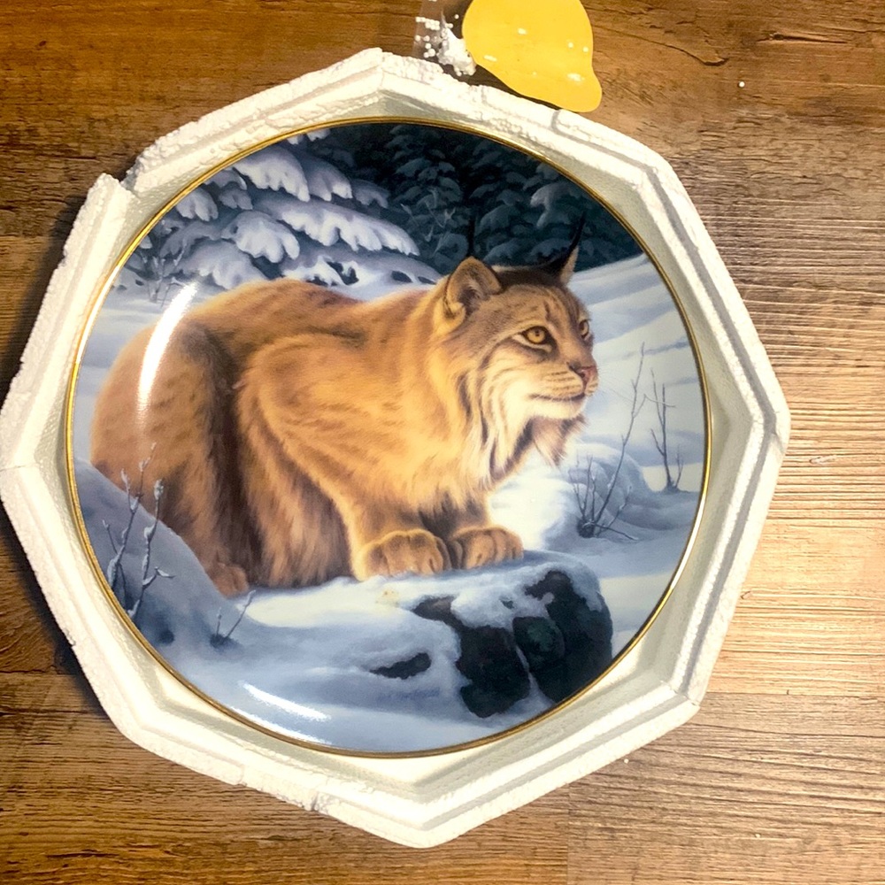 2 for $20 Franklin Mint Wildlife Federation Wild cat collection plate “1994”